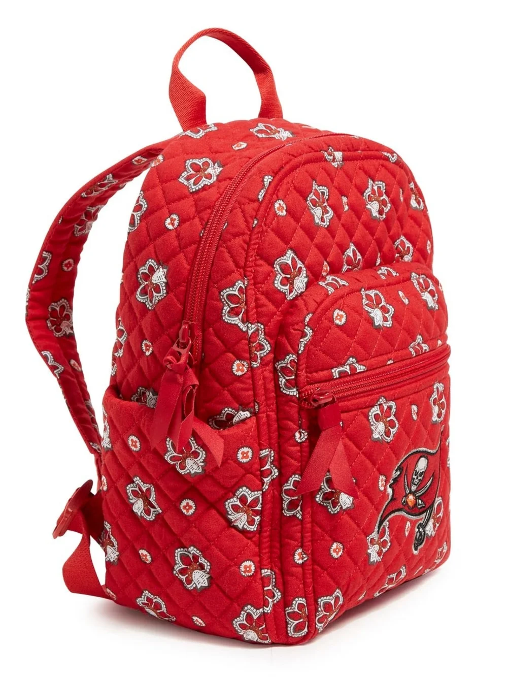 Vera Bradley Red Quilted Tampa Bay Buccaneers Small Backpack